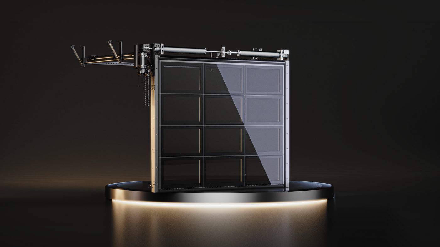 комплект Black Edition панорамные ворота AluPro Glass комплект Black Edition панорамные ворота AluPro Glass